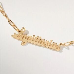 Anthropologie Sagittarius Zodiac‎ Necklace - 14k Gold Plated - NWT